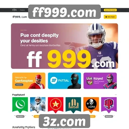 Acessibilidade e design do site ff999.com em foco