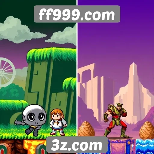 Comparativo entre jogos clássicos e novos em ff999.com